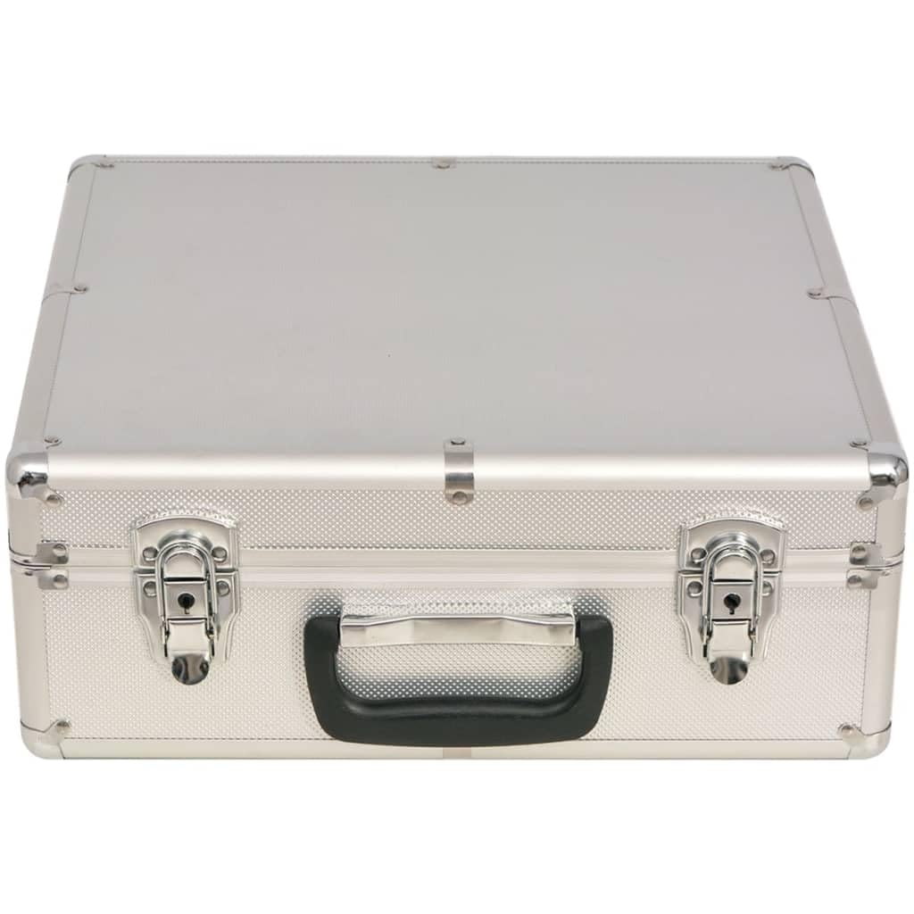 vidaXL Kombiniertes Poker/Blackjack Set mit 600 Laserchips aus Aluminium für Erwachsene ab 18 Jahren