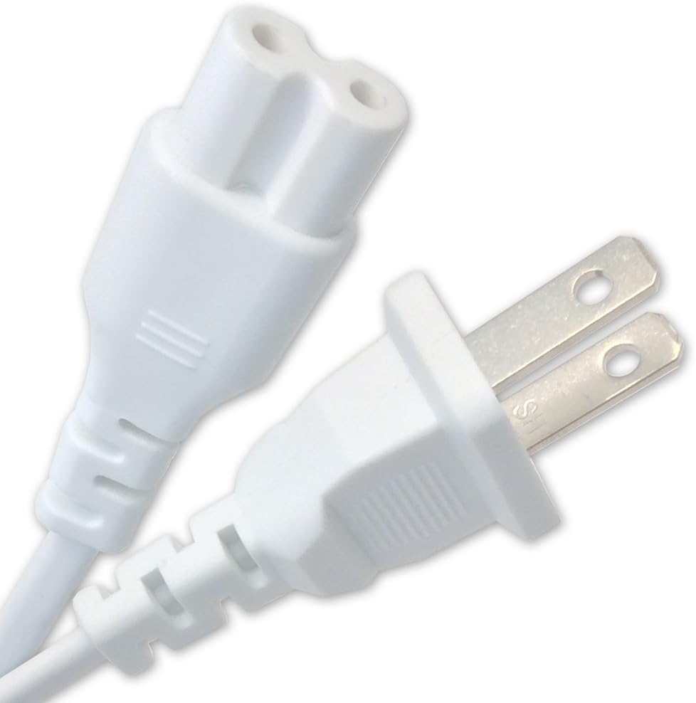 IPAXWhite Power Cord Cable Compatible with Canon Pixma Maxify MG3620 MG2522 MG2525 MG2920 MG5620 MG7120 TR4520 TR7520 TS3320 TS6220 TS8320 TS9120 Pure Copper Wire Core