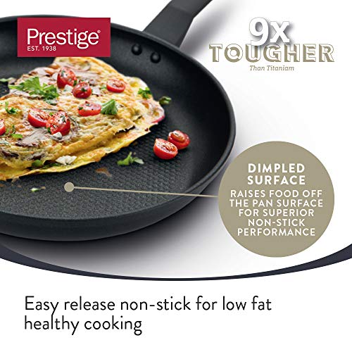 Prestige Tougher Stock Pot with Lid - Induction Stock Pot with Scratch Resistant Non Stick, Stay Cool Easy Grip Handles,24cm, Stockpot - Image 4