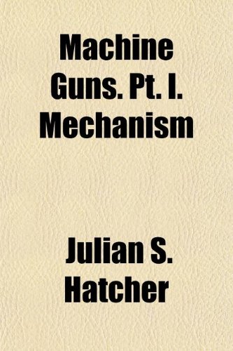 Hatcher Machine Gun Machine Guns. Pt. I. Mechanism : Hatcher, Julian S.: Amazon.es: Libros