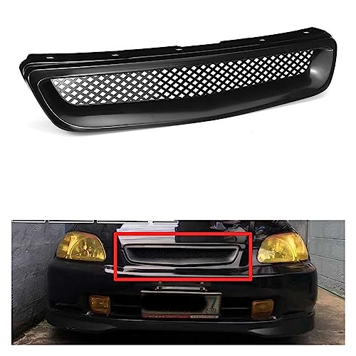 Rejilla de parachoques para coche Civic cubierta embellecedora frontal 1996-1998 5