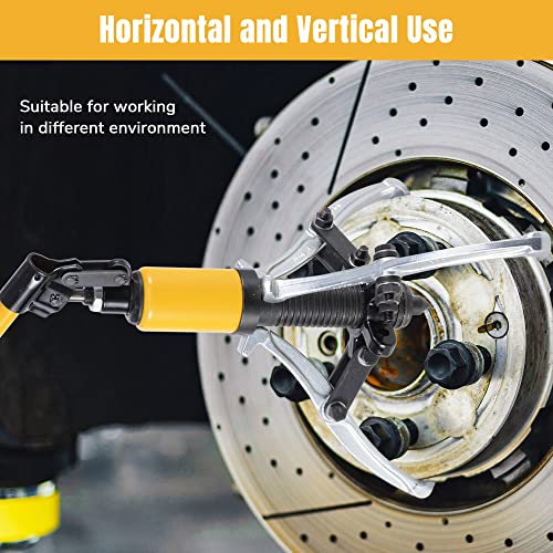 Yescom 3-Jaw Hydraulic Gear Puller Set 5 Ton Wheel Bearing Pulling Separator W/Case #TOP1