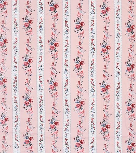 Image of RD TREND Presents Luxurious Glace Cotton Super Soft 210 TC 360 Elastic Fitted Bedsheets Single Bed Size (72 x 48 x 8 Inch) with 1 Pillow Cover Size (28 x18), Color- Peach, Floral
