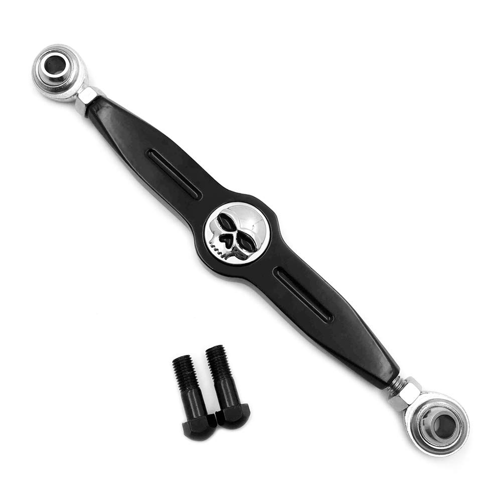 NBX- Black w/Chrome Skull Short Gear Shift Linkage For