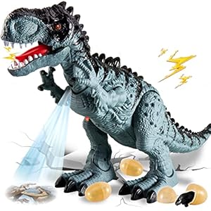 TOEY PLAY 49CM Grandes Dinosaurios Juguetes con Sonido, Huevos de Dinosaurio, Proyección, Animals Figuras Juguete para Niños Niñas 3 4 5 Años