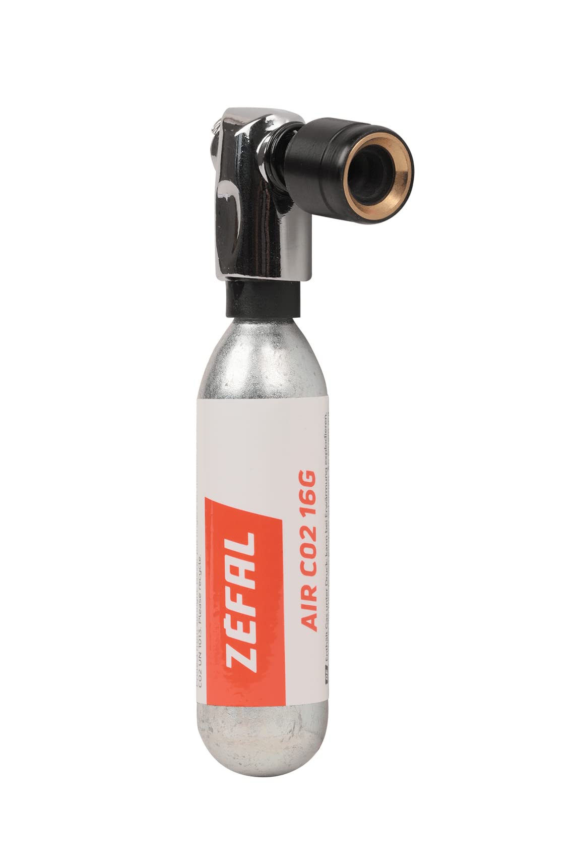 ZEFAL EZ Big Shot - Gonfleur CO² + Cartouches CO2 - Pompe CO2 Compacte, Légère, Rapide et sans Effort - Gonfleur CO2 Velo Noir et Argent avec Cartouche