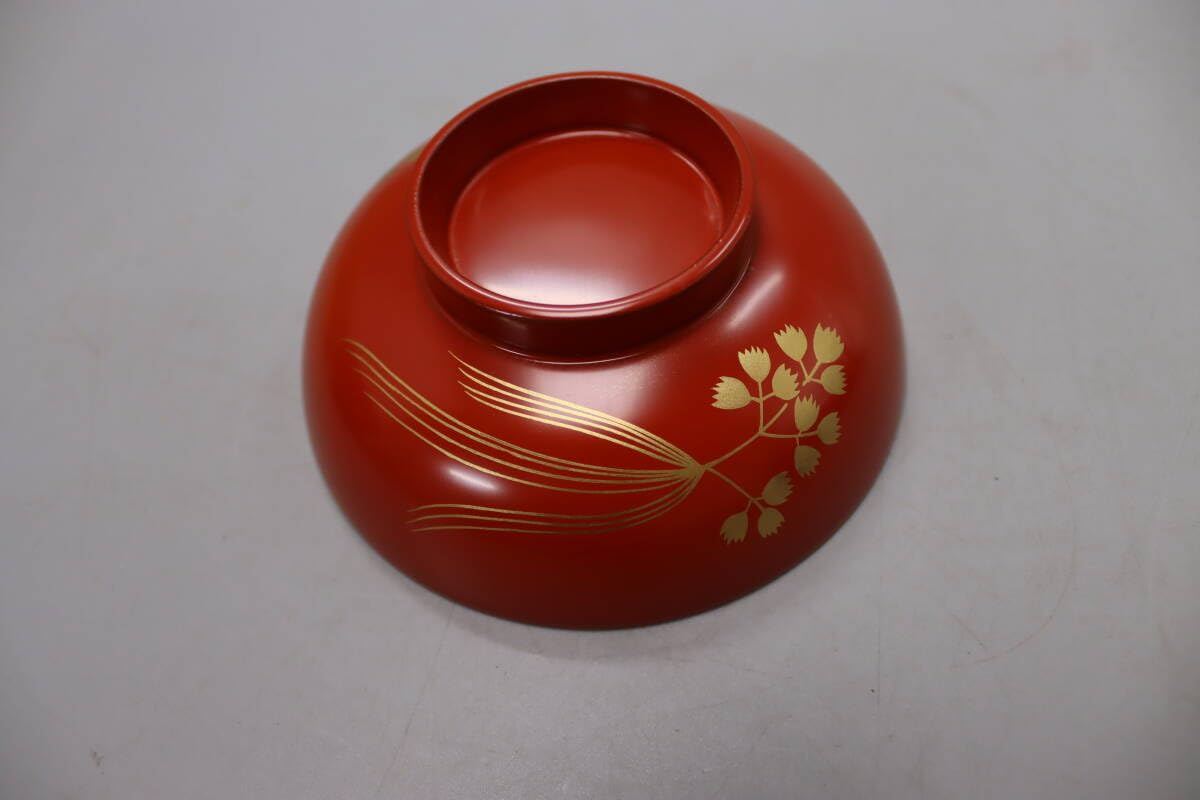 Amazon.co.jp: 本漆天然木 秋田 川連漆器 蓋付椀セット 共箱 : ホーム