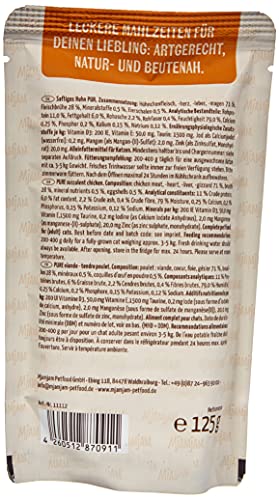 MjAMjAM - Premium Nassfutter für Katzen - Quetschie - Pure - Hühnchen, 12er Pack (12 x 125 g) & Premium Nassfutter für Katzen - Quetschie - saftiges Huhn an leckeren Möhrchen, 12er Pack (12 x 125 g)