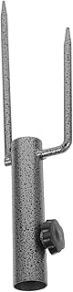 Yardwe 1Pc Suporte De Guarda-Chuva Ao Ar Livre Guarda-Chuva De Praia Resistente Suporte De Guarda-Chuva De Praia Estaca De Metal Estaca De Ancoragem De Areia Plug-In Assento De
