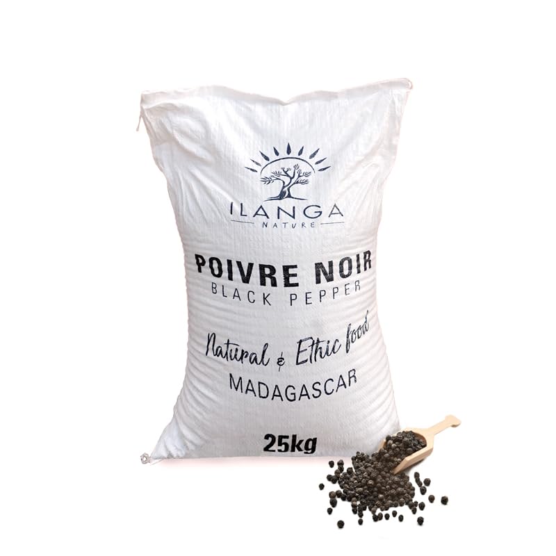 Ilanga Nature - Poivre Noir en Grains 25kg