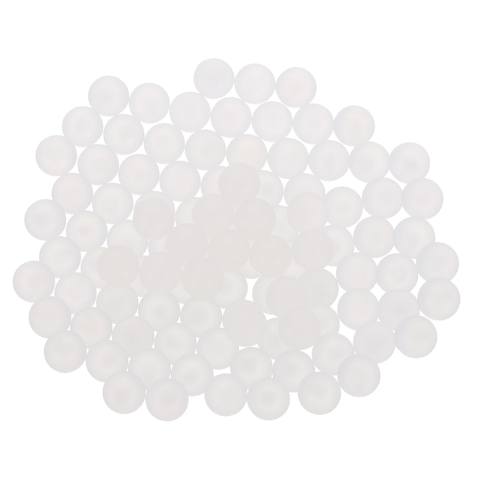 uxcell Lot de 200 billes de roulement en plastique PP 6 mm - Billes de roulement de précision - Blanc