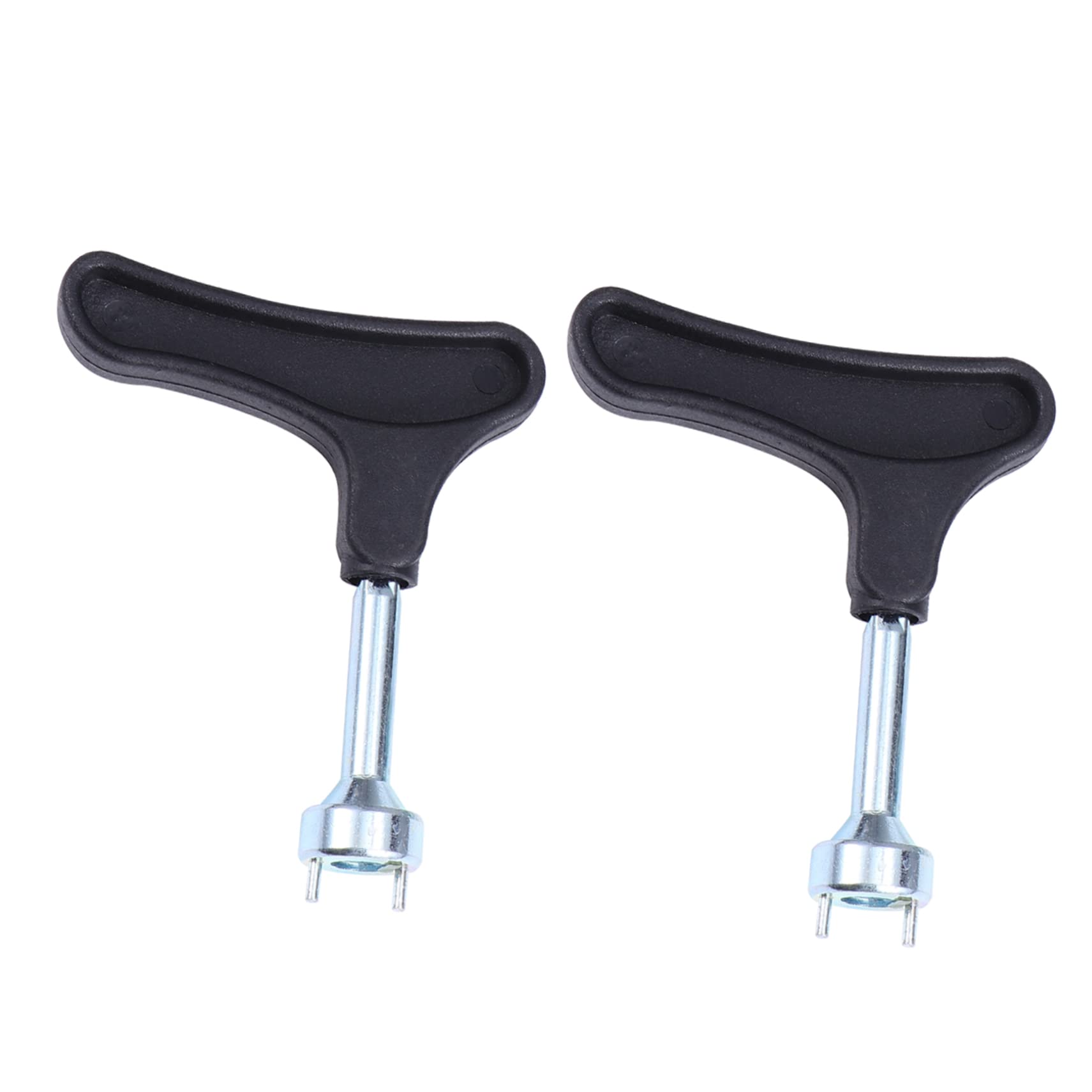 SUPVOX Golf Shoes Spike Wrenches 1 Set of 2 Black Spike Removal Tool Ergonomic Handle Easy to Carry and Use