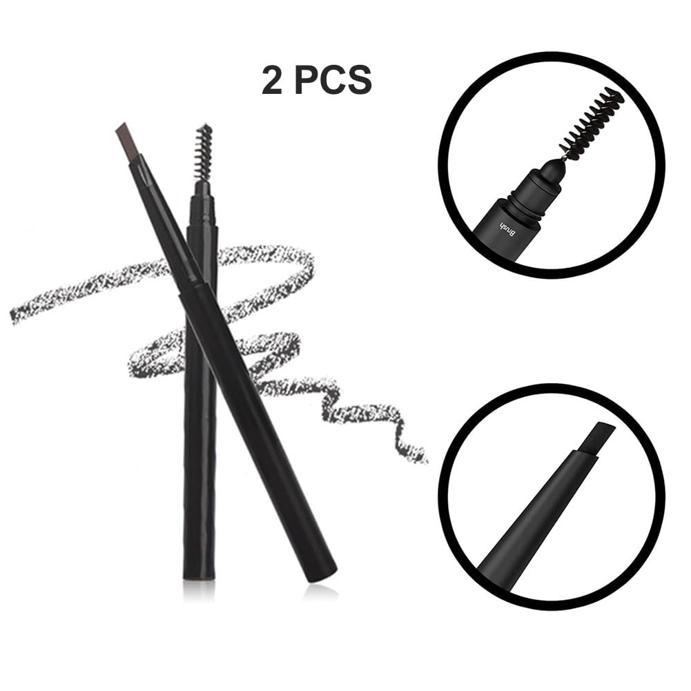 Penna di Riempimento Barba,Penna per barba,matita per barba da uomo,strumento per lo styling della barba,Penna riempitivo per barba,set riempitivo per barba,con forbici per capelli del naso,nero,2 PCS