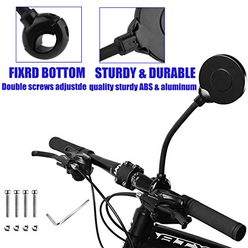 image for Oriflame Bike Mirror, Bicycle Wide Angle Rear View Safe Mirrors, Handl
