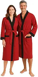 Roupão de Banho Atoalhado Unissex Adulto – Manga Longa, Cores, Macio e Confortável para Homem e Mulher