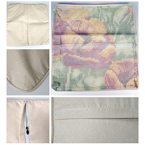 Image of ZFFLYH Latch Hook Kits, Latch Hook Kit for Adult Beginner DIY Crochet Yarn Kits for Throw Pillow Cover Sofa Car Cushion Cover 43X43cm