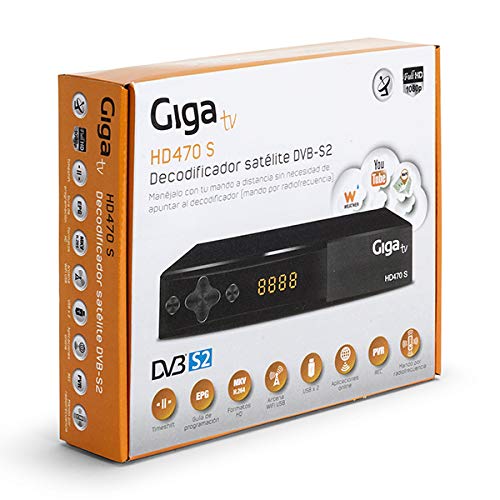 GIGATV Sintonizador HD470 S - Sintonizador satélite DVB-S2