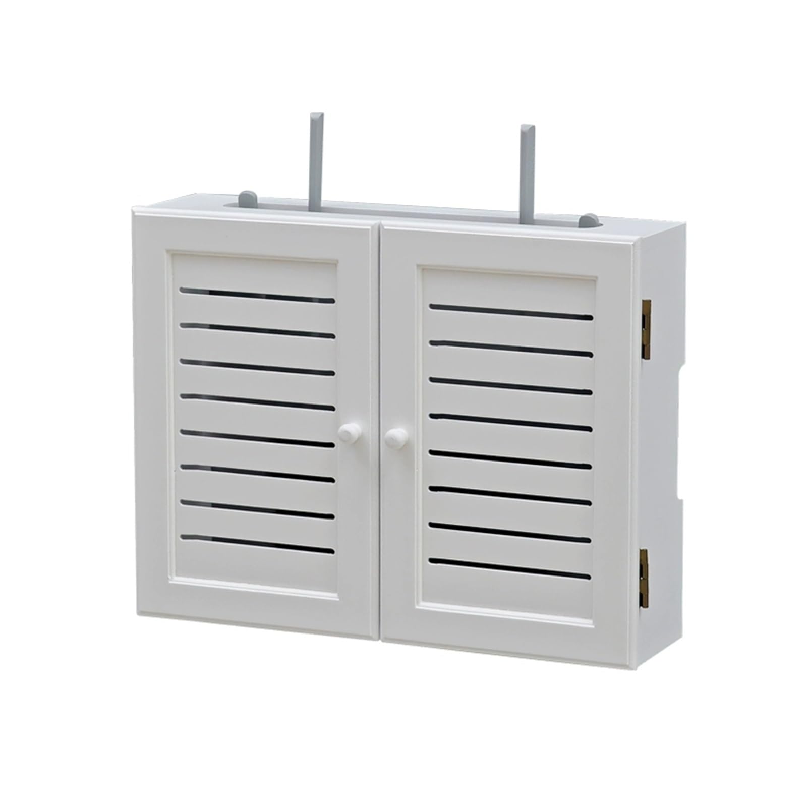 CMYCYDDPLY Router Cabinet, WiFi Box Hider, Router Hider Box Decorative, Router Storage Box Wall Mount, for Wall Decorative(White)