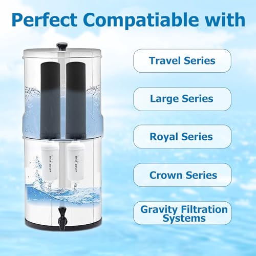 Image of Fluoride Water Filter, Replacement for Berkey PF-2 Filters