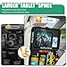 Plzpik Car Backseat Organizer with Tablet Holder,11 Storage Pockets with Foldable Food Tray, Protector Kick Mats for Kids, Travel Accessories Organizer (Black, 1Pack)