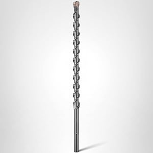 BOSCH HC5051 1 in. x 21 in. SDS-max Speed-X Carbide Rotary Hammer Bit for Concrete Drilling