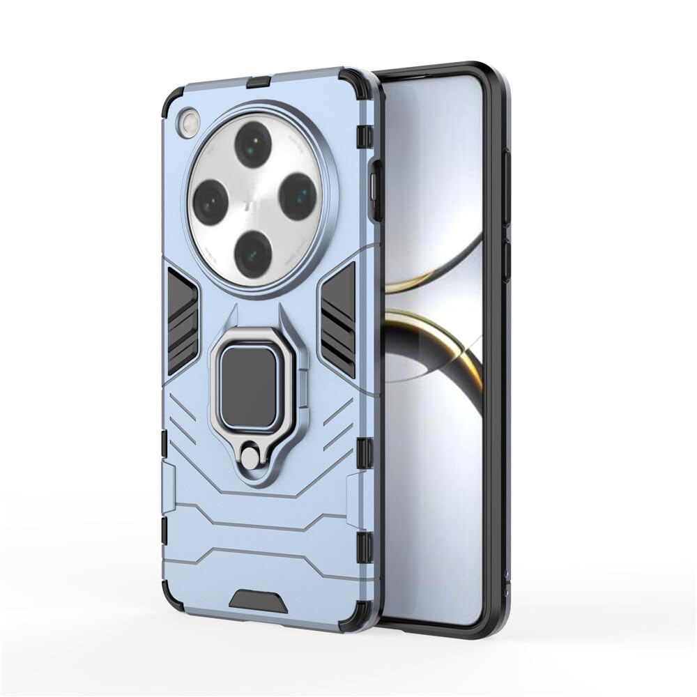 Coque antichoc OPPO Find X2 Pro silicone rigide bague intégrée - 7