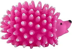 Mordedor Pet Porco Espinho Rosa 10 cm Brinquedo Interativo e Resisitente Para Cães