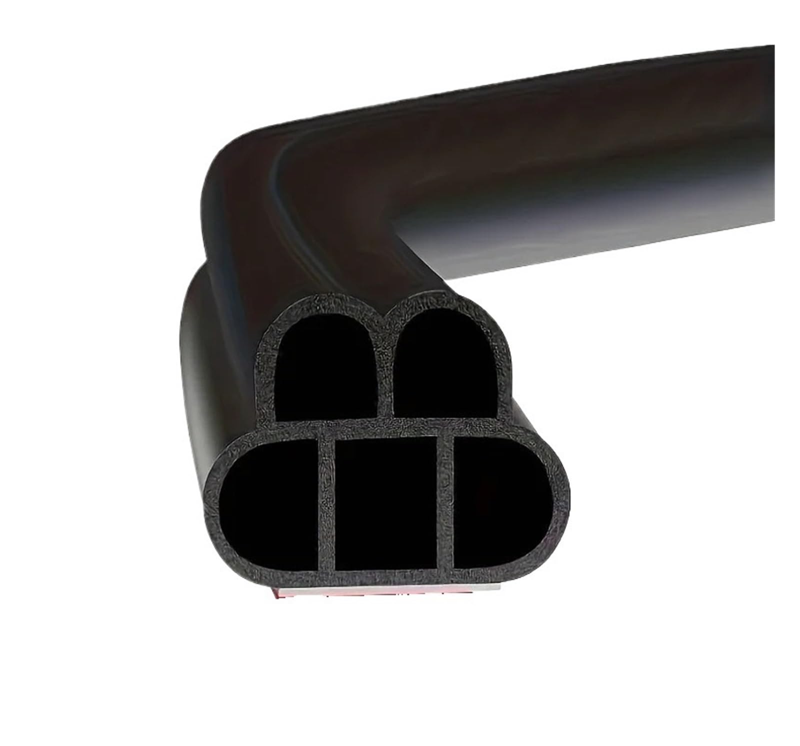 Gchgfjfd 10M Dustproof/Waterproofvt Self-Adhesive Sealing Strip Car Door Rubber Seal Strip Double-Layer Soundproof Sealing Strip For Trunk Door