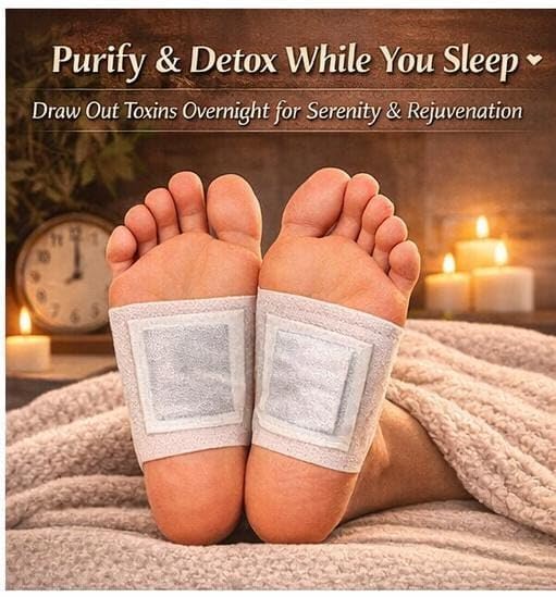 Image of Foot patch (pack of 2) Herbal And Gentle Ingredient Detox Toxin Removal with Bamboo Vinegar and Acupoint Micro-Massage Technology,Natural Ingredients for Sleep Aid, Pain Relief,gel foot pads ,Foot patch (20 pieces)