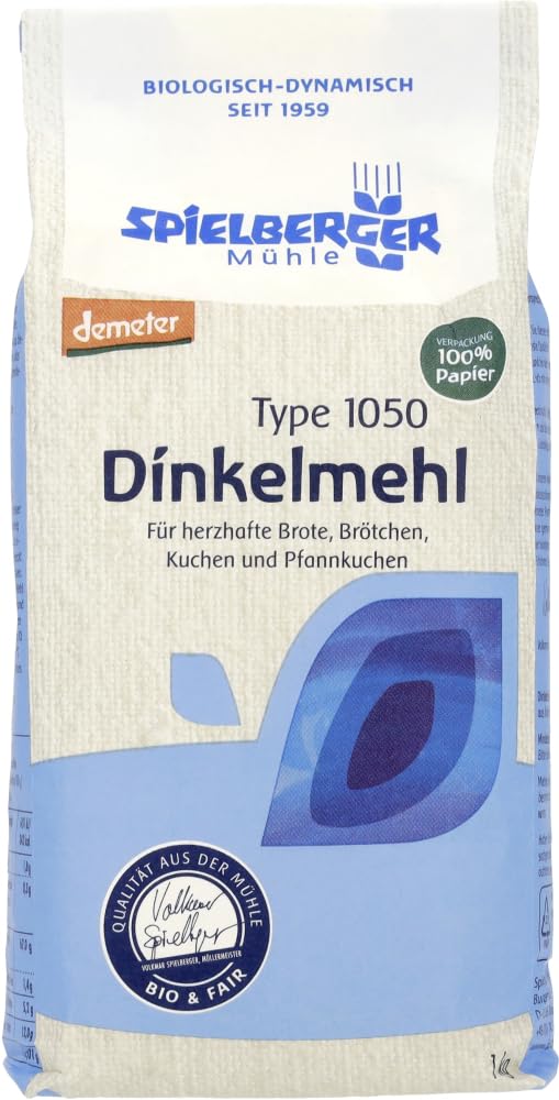 Dinkelmehl Type 1050, demeter 12 x 1 kg