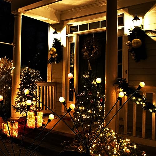 Leehui 4 lampade solari Firefly per esterni, 10