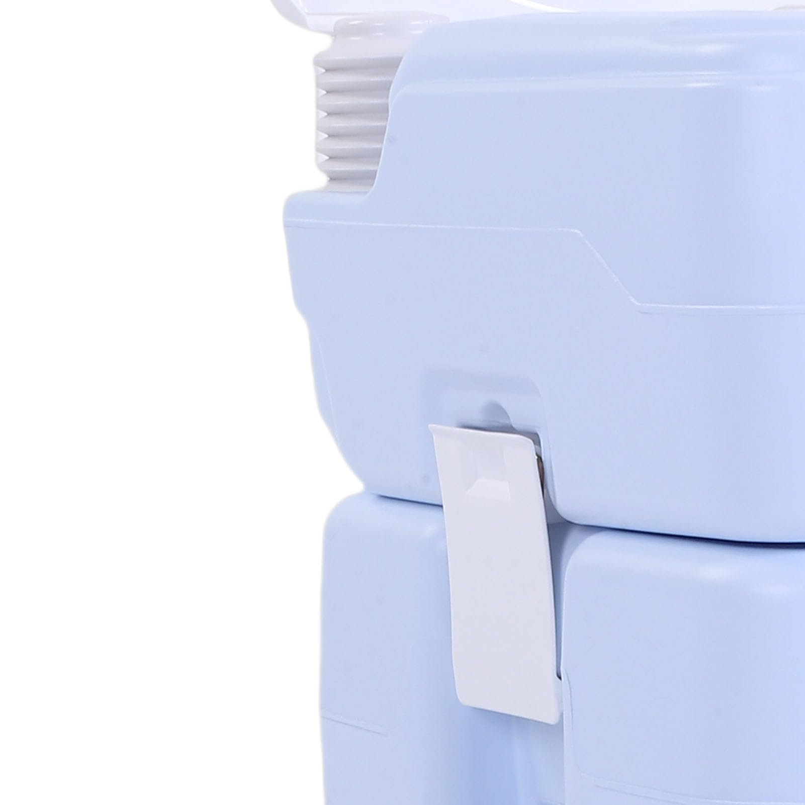 Keenso Inodoro Portátil para Acampar de 5,2 Galones, a Prueba de Fugas con Tanque de Desechos Desmontable para Caminatas, Vehículos Recreativos y Uso Al Aire Libre