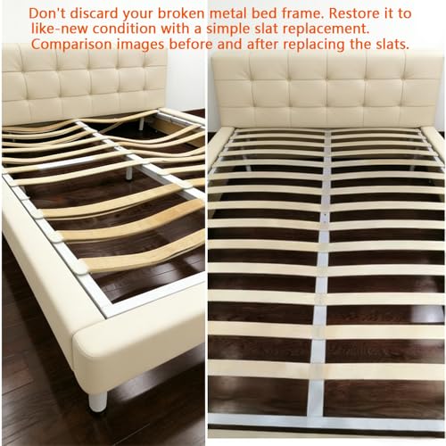 Replacement Slats for Curved Bed Frame Support and Sofa Support System (39.3 x 2.08 x 0.33/10 Pack)