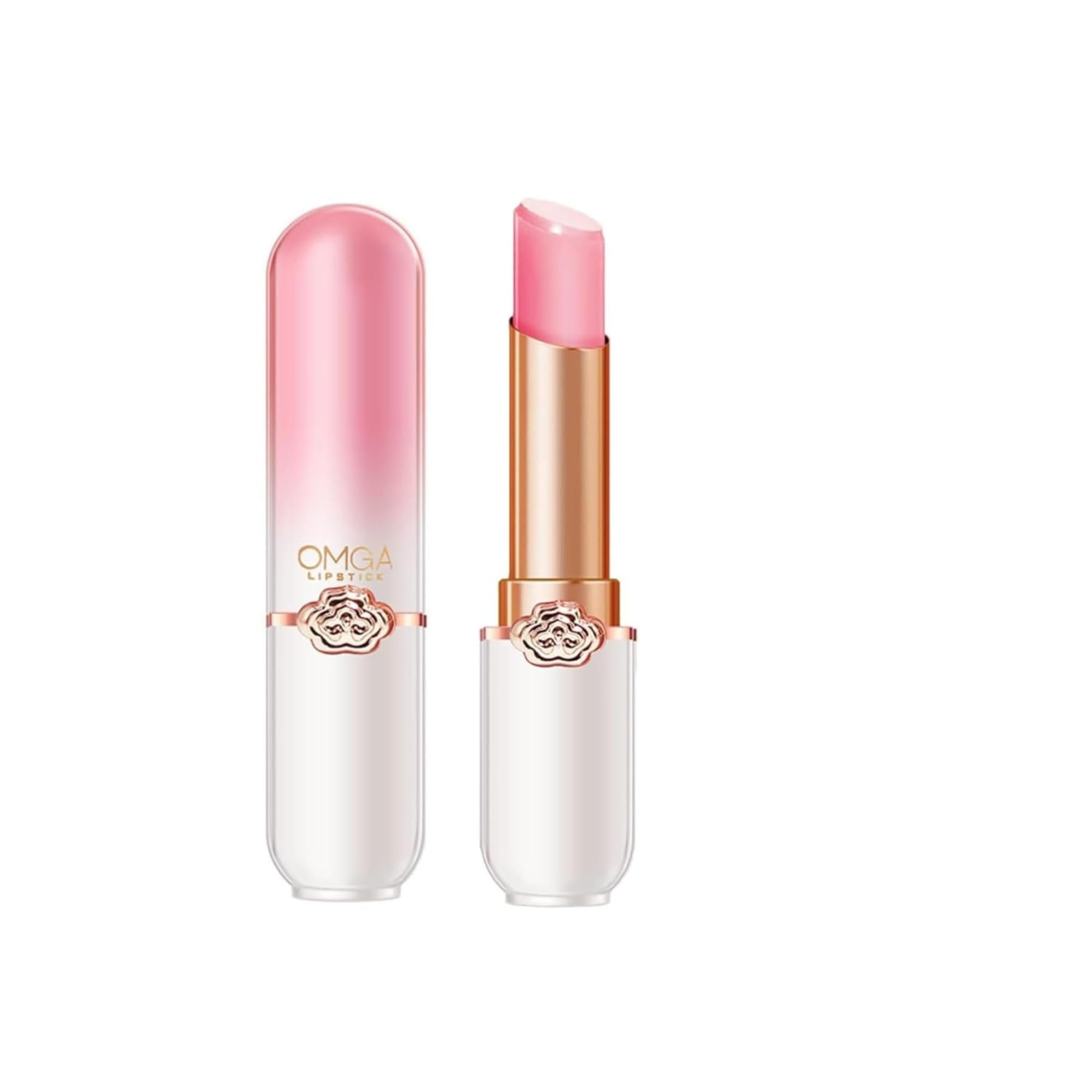 SHOPVILLA Omga Glimmer Balm, Peach Tinted Lip Balm Long Lasting PH Lipstick, Color Changing Lipstick Natural Chapstick, Glitter Pink Shade Lipstick, Color Changing Lipstick Balm-picture-46