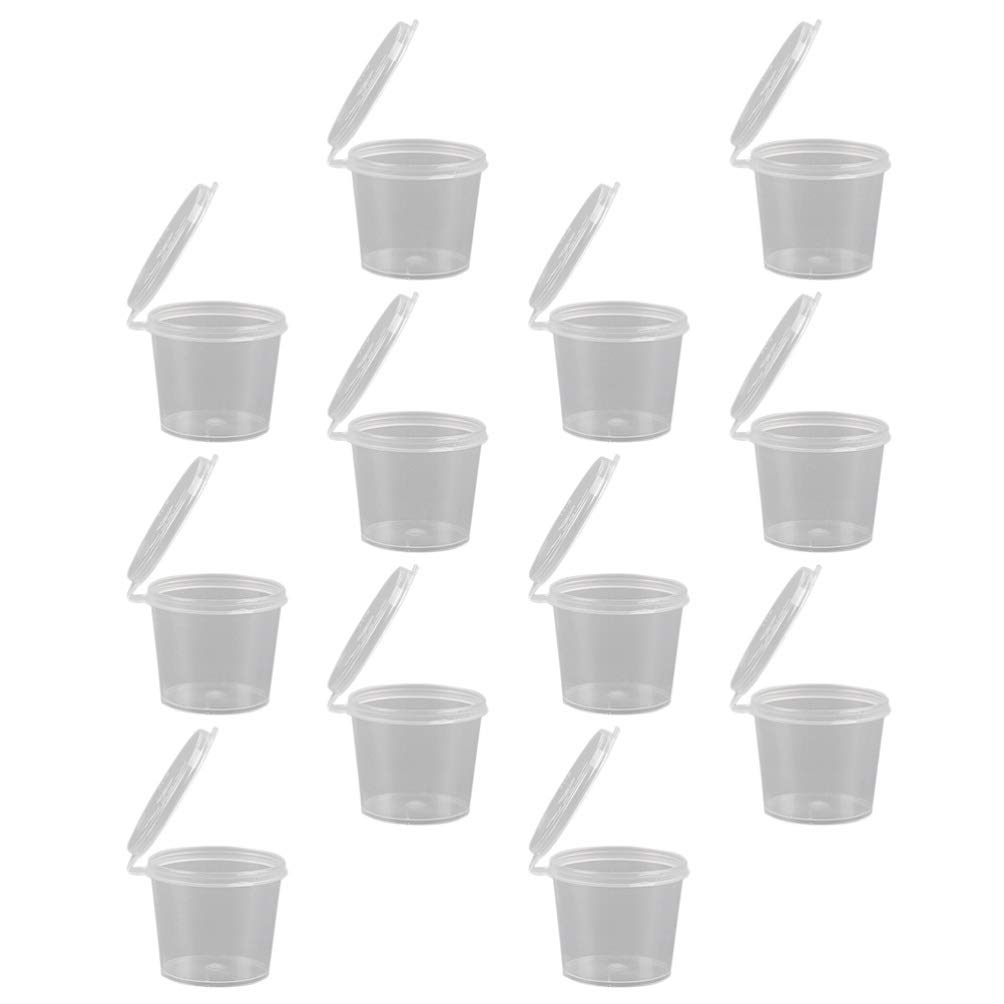 Hemoton 1 Set 200 Pcs Disposable Sauce Cups for Sauce Spice Storage Cup Sauce Cup Seasoning Cup Plastic for Seasoning Portion Cup