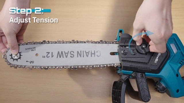 Seesii Chainsaw Cordless 12-inch, Electric HandHeld Chain Saw, 12