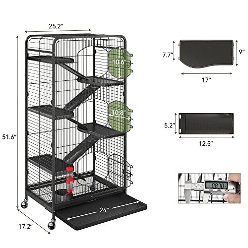 Yintatech PSPPPC-1001-FBA 52-Inch Metal Ferret Chinchilla Rat Cage Small Animal Cage thumb #2