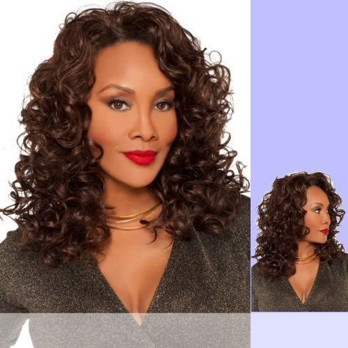 Vivica A. Fox (FHW-Demi-V) - Heat Resistant Fiber 3/4 Cap Wig in 4