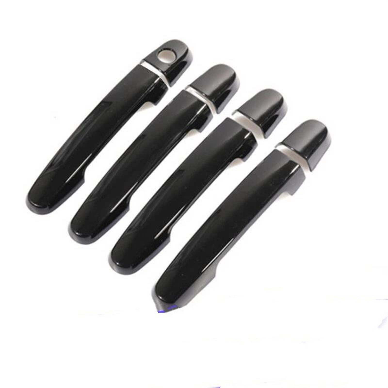 NOHEEU Car Exterior Door Handle Trim Cover Parts Accessories for Daihatsu for Terios 2006-2016(Black A)