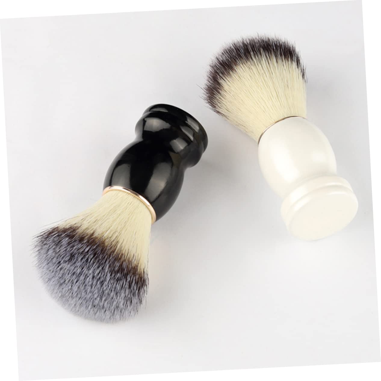 WOFASHPURET 2Pcs Manual Shaving Brushes for Men Soft Bristles Durable Beard Grooming Tool for and Goatee Care Exfoliating Shave Experience