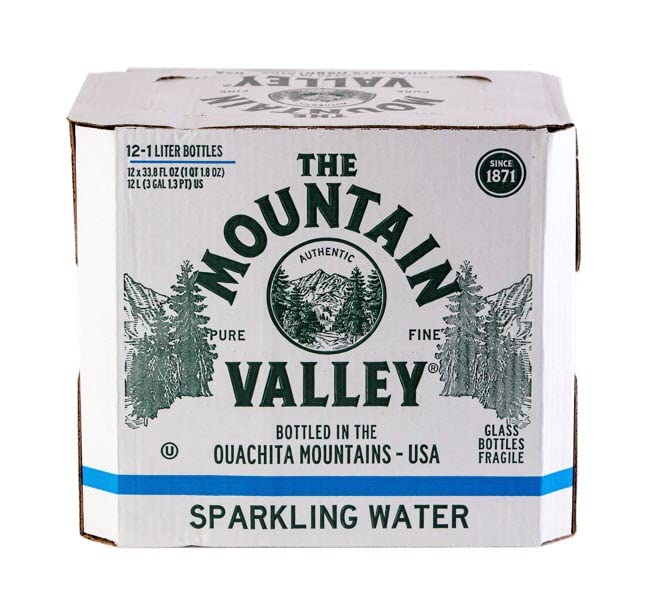 Comparison: Best Water In Glass 8 The Mountain Valley 1 Liter Sparkling Water in Glass bottle 1 Liter (Pack of 12)