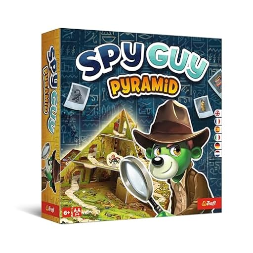 Trefl - Spy Guy Pirámide - Juego cooperativo de observación, Tablero Tridimensional con Elementos móviles, Juego de Mesa para la Familia, Adultos y niños a Partir de 6 años | Ya disponible en tu tienda friki favorita! En mundofriki.es! Trefl - Spy Guy Pirámide - Juego cooperativo de observación, Tablero Tridimensional con Elementos móviles, Juego de Mesa para la Familia, Adultos y niños a Partir de 6 años | Ya disponible en tu tienda friki favorita! En mundofriki.es!