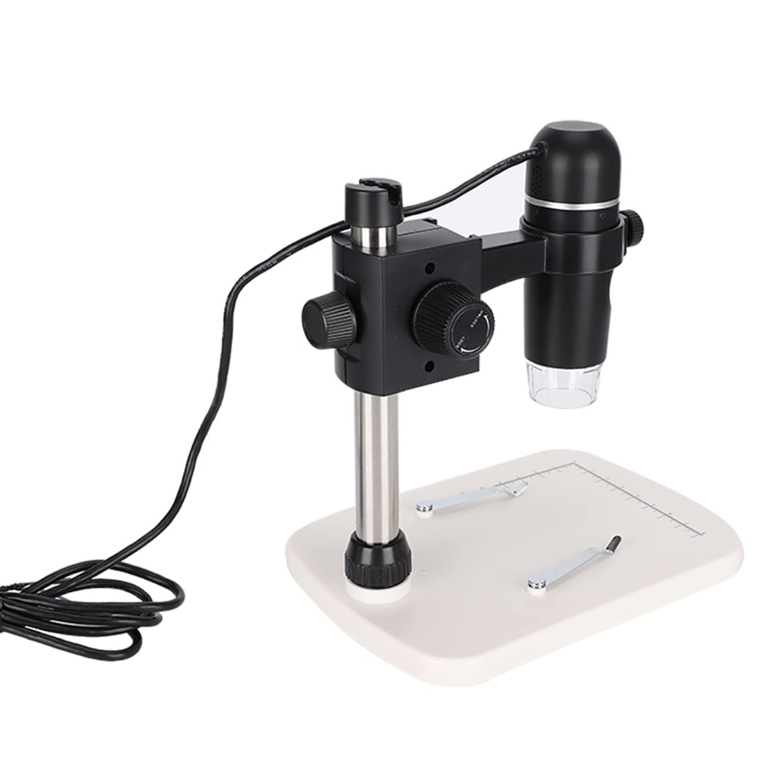 Cryfokt Digitales Mikroskop 300 X 5 MP, Professioneller HD-LED-Messständer für Studenten, Fabrikpflanzenwissenschaftler