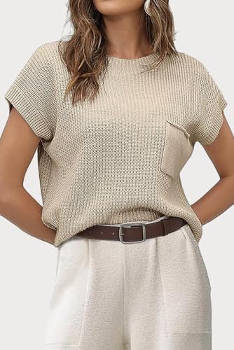 Soft and Breathable Short Sleeve Sweater - Ideal for Daily Wear2