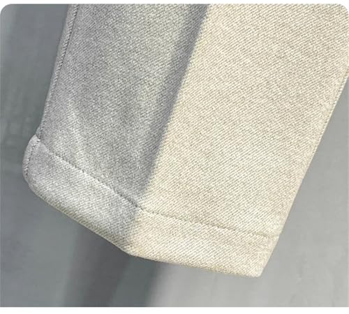 Men’s 100% Woolen Suit Pants Autumn Winter Korean Formal Business Pants Slim Fit Tapered Trousers4