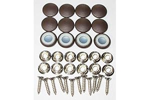12 Pack Of Upholstery Buttons in Chocolate Brown