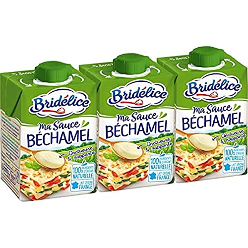 Béchamel Bridélice UHT Mini-Briks Sauce 3 x 20 cl, 600 ml