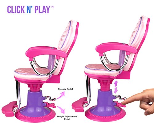 Click N' Play CNP0252 Pretend Play Hair Salon Toy For Girls, Click N' Play Doll Salon Chair thumb #2