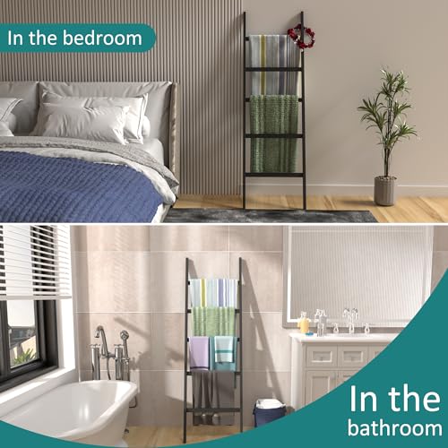 Poxaka MC201-1 Blanket Ladder, 5-Layer Towel Racks thumb #7