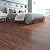 FunStick 6"x36" Brown Wood Peel and Stick Floor Tile Waterproof Walnut Wood Vinyl Plank Flooring Tiles Peel and Stick on Floor Tiles for Bathroom Kitchen Laminate Flooring Sticky Linoleum Tiles 5 Pack